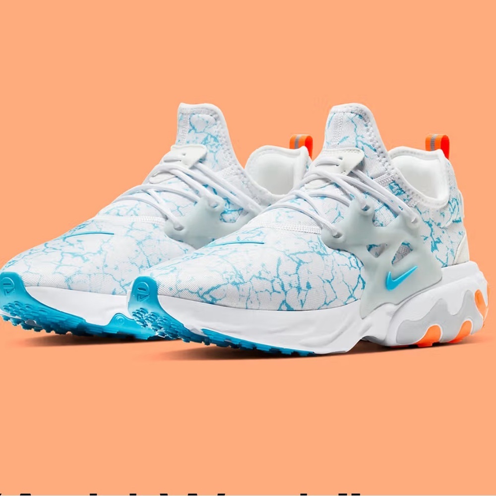 Nike React Presto Premium Women’s Size 7.5/Men’s 6 Cracked Acid Wash Sneakers